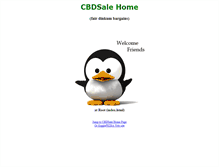 Tablet Screenshot of cbdsale.com